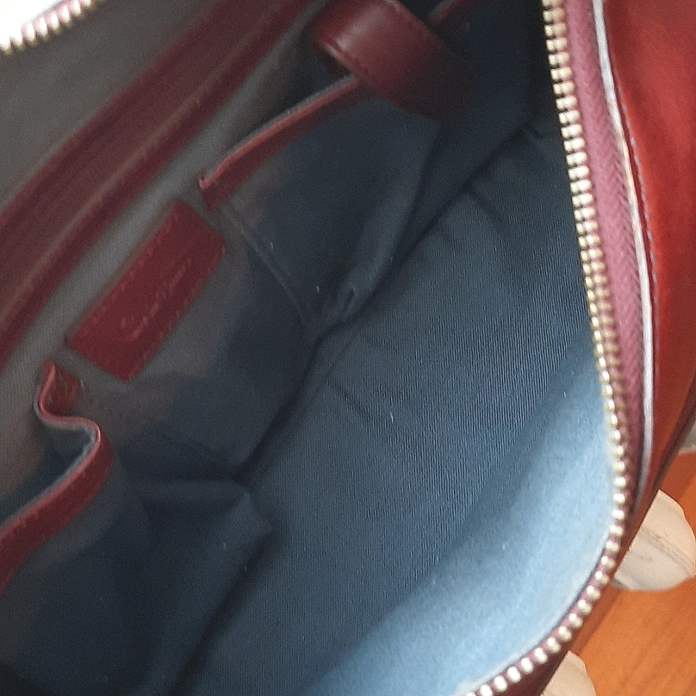 Cole Haan hobo bag burgundy - Picture 9 of 13